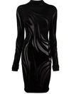Mugler Dresses In Black