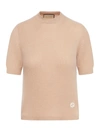 GUCCI SHORT-SLEEVED CREW-NECK SWEATER