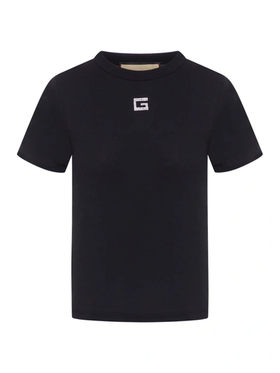 Gucci Cotton Jersey T-shirt In Black