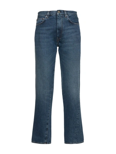 Totême Twisted Seam Denim Washed Blue