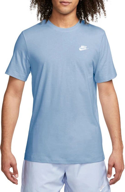 Nike Sportswear Club Crew Neck T-shirt In Grey