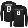OUTERSTUFF YOUTH AARON RODGERS BLACK NEW YORK JETS MAINLINER PLAYER NAME & NUMBER LONG SLEEVE T-SHIRT