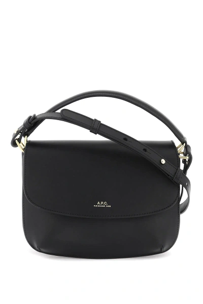 Apc Sarah Mini Shoulder Bag In Black