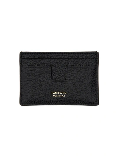 Prada Tom Ford T Line Classic Card Holder In F Nero