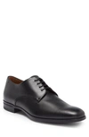 Hugo Boss Colby Mens Leather Derby Shoes With Embossed Logo Nos Uk8 Eu42 In Black