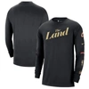 NIKE NIKE BLACK CLEVELAND CAVALIERS 2023/24 CITY EDITION MAX90 EXPRESSIVE LONG SLEEVE T-SHIRT