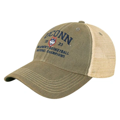Legacy Athletic Basketball National Champions Arch Distressed Trucker Adjustable Hat In Gray