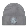 NEW ERA NEW ERA GRAY PITTSBURGH STEELERS COLOR PACK CUFFED KNIT HAT