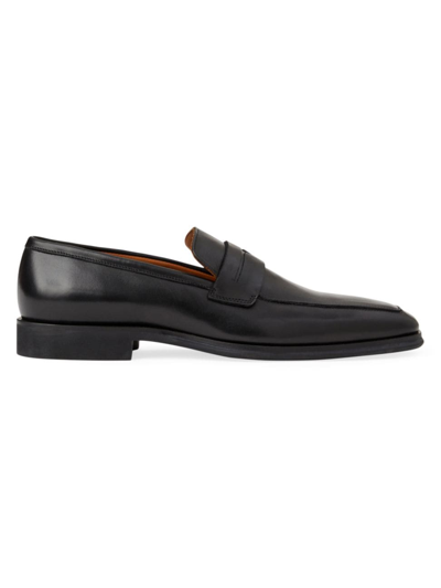Bruno Magli Men's Raging Leather Penny Loafers In Black