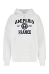 AMI ALEXANDRE MATTIUSSI AMI UNISEX WHITE COTTON SWEATSHIRT