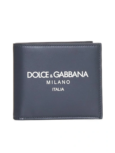 Dolce & Gabbana Wallet In Dg Mi Ita F Blu