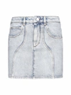 Isabel Marant Étoile Vesna Denim Miniskirt In Blue