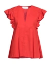 Beatrice B Beatrice .b Woman Top Tomato Red Size 0 Cotton, Elastane