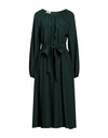 P.a.r.o.s.h P. A.r. O.s. H. Woman Midi Dress Dark Green Size M Polyester