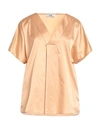 Jijil Woman Top Blush Size 4 Cotton, Silk, Elastane In Pink