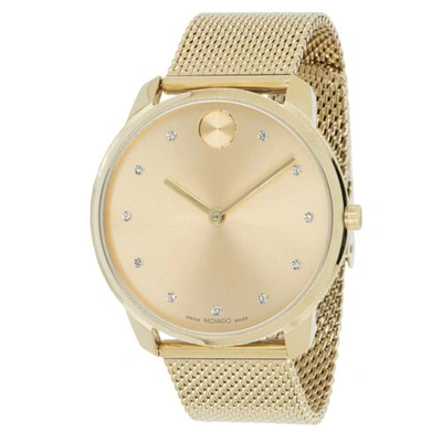 Pre-owned Movado 3600903 Men's Bold Evolution Gold-tone Dial Quartz Watch