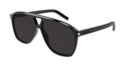 Pre-owned Saint Laurent Sunglasses Sl 596 Dune 001 Black Black Woman