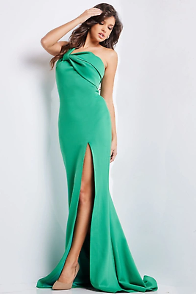 Pre-owned Jovani 23555 Evening Dress Lowest Price Guarantee Authentic In Green