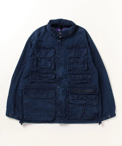 Pre-owned The North Face North Face Purple Label Nanamica Indigo Field M65 Jacket Np2312n In Blue