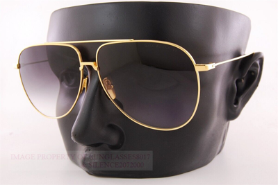 Pre-owned Dita Brand  Sunglasses Artoa.92 Dts160-a-01 Yellow Gold/grey Smoke Gradient In Gray