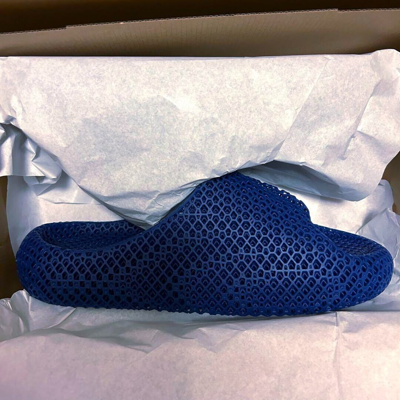 Pre-owned Asics Actibreeze 3d Sandal Sandals L Blue With Box Comfort Advanced Design