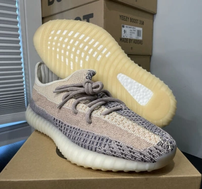 Pre-owned Adidas Originals Size 10 - Adidas Yeezy Boost 350 V2 Ash Pearl In Pink