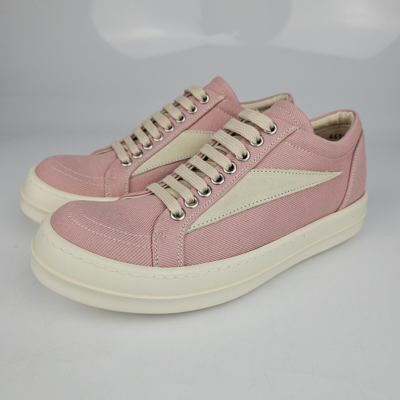 Pre-owned Rick Owens Drkshdw Women's Faded Pink Vintage Sneakers Size 39 Us 9