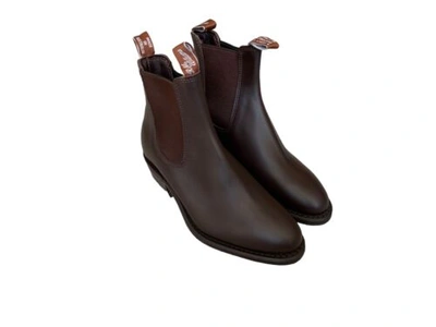 Pre-owned R.m.williams Brand - R.m. Williams Lady Yearling Rubber Sole Chestnut Boots - Msrp$495 In Brown