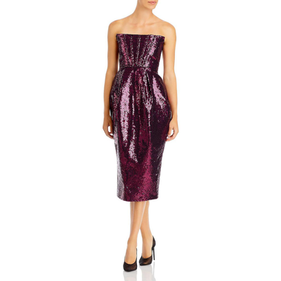 Pre-owned Bronx And Banco Womens Maraya Corset Seamed Cocktail And Party Dress Bhfo 4402 In Red