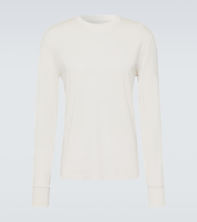 Tom Ford Cotton-blend Jersey Sweatshirt In Beige