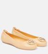 TORY BURCH MINNIE LEATHER BALLET FLATS