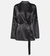 JOSEPH JOUBERT SILK SATIN JACKET