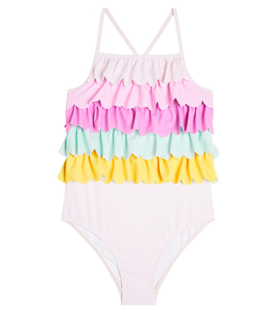 Tutu Du Monde Kids' Copacabana Vivid Swimsuit In Heavenly Pink