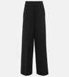 Dorothee Schumacher Emotional Essence Pintuck Wide-leg Pants In Black