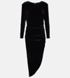 VERONICA BEARD TRISTANA VELVET MIDI DRESS