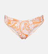 Melissa Odabash Colombia Low-rise Bikini Bottoms In Mirage Orange