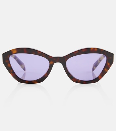 Prada Cat-eye-sonnenbrille In Braun