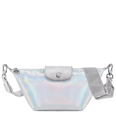 Longchamp Crossbody Bag Xs Le Pliage Collection In Silver