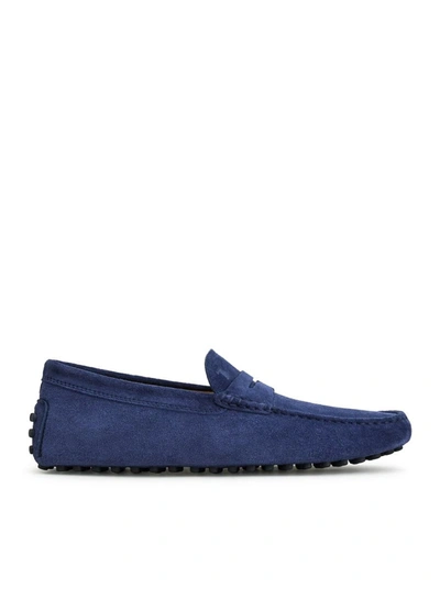 Tod's Loafers Shoes In Blue