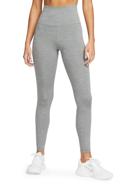 Nike Dri-fit One High Rise Leggings In Grey