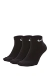 Nike Boys   Quarter Socks Six Pack In 010 Black/white
