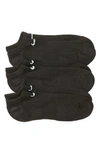 Nike Everyday Cushion Training No-show Socks In 010 Black/white