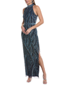 AIDAN MATTOX AIDAN MATTOX FULLY BEADED GOWN