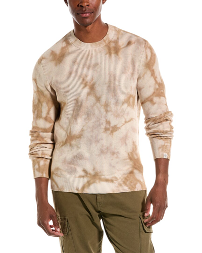 Rag & Bone Dexter Tie-dye Crewneck Sweater In Brown