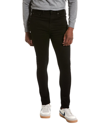 Rag & Bone Cropped Skinny-cut Jeans In Black
