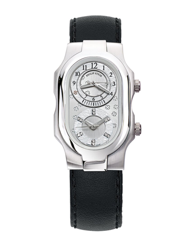 Philip Stein Women's Swiss Signature Diamond Watch In Black