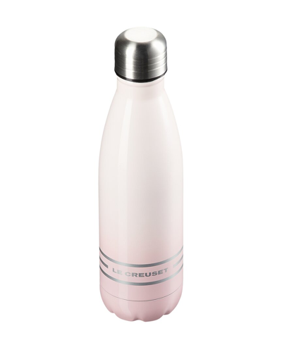 Le Creuset Stainless Steel Hydration Bottle, 17 Oz. In Shell Pink