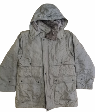 Pre-owned Avant Garde Regatuar Faux Fur Sherpa Jacket In Grey