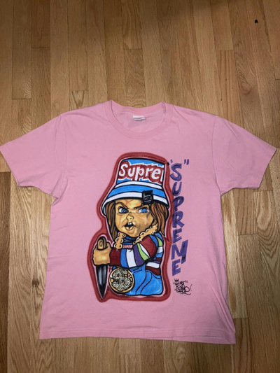 Pre-owned Supreme X King Phade “chucky” Tee Pink Size M ( Color 