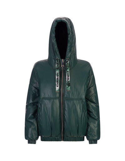 Khrisjoy Hooded Zip In Green